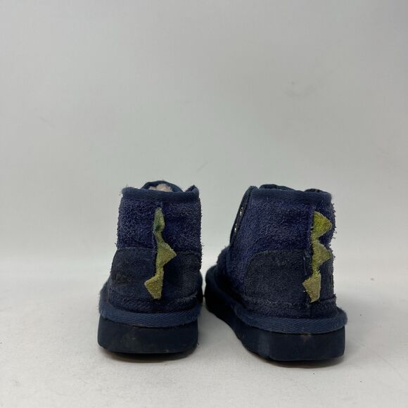 Ugg Australia Kid's sz 6 Dydo Neumel II Dinosaur Navy Blue Boots Toddler Boy - Picture 3 of 10
